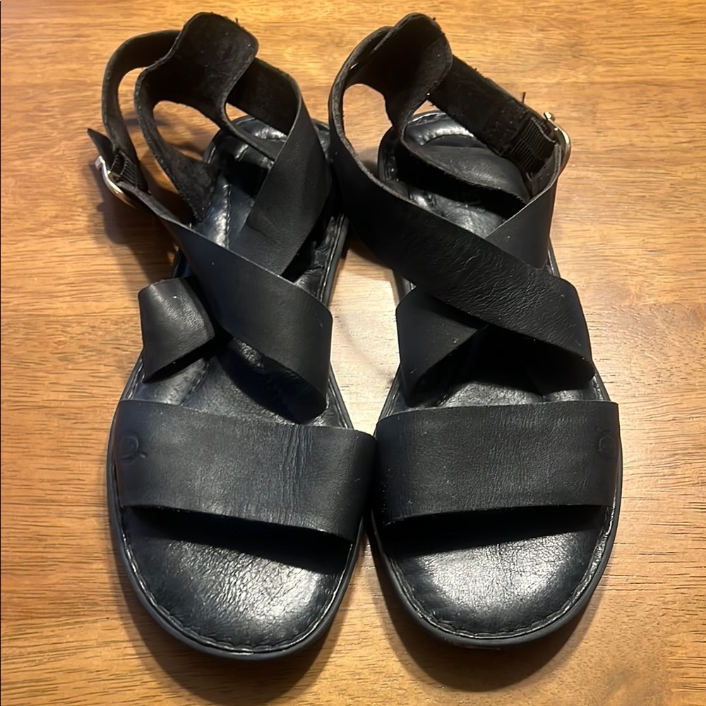 Born Black Sandals